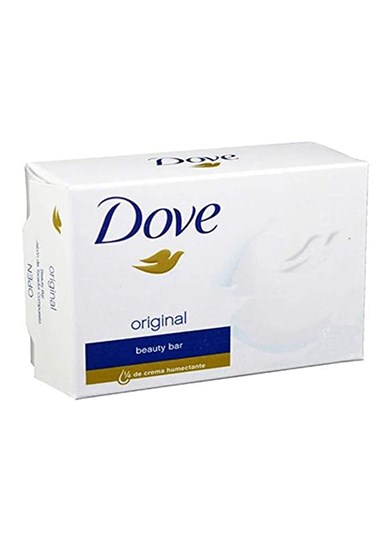 Dove Original with ¼ moisturizing cream Beauty Bar soap for softer | الصابون
